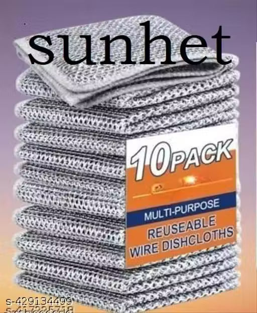 Steel Wire Dish Cloth | ‎Stainless Steel Cleaning Cloth