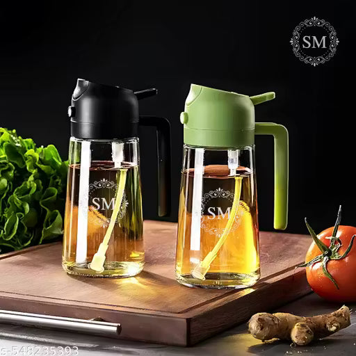 SUGAM MART Oil Dispenser & Oil Spray Bottle, Cooking/Baking Tool & Accessories, Leakproof Seasoning Bottle